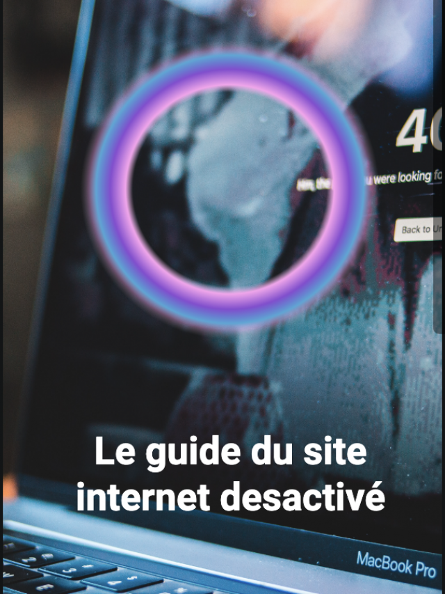 Site internet desactivé